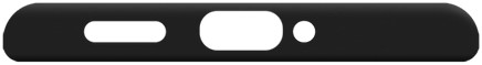 Just in Case Soft Design Motorola Edge 50 Ultra Back Cover Zwart onderkant