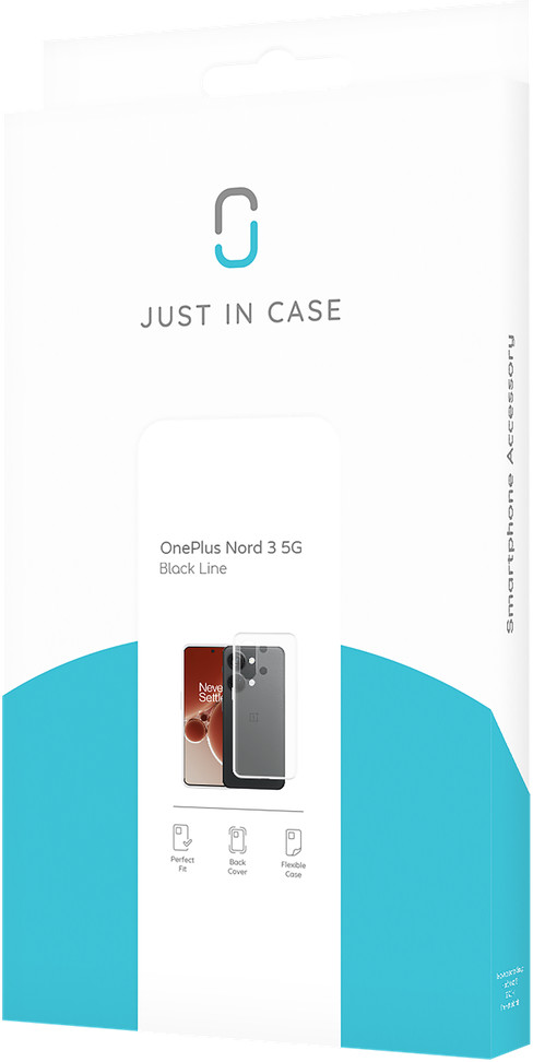 Just in Case Soft Design OnePlus Nord 3 5G Back Cover Transparent packaging