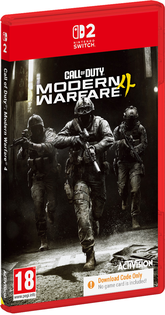Call of Duty Modern Warfare 4 Nintendo Switch 2 - Code in the Box verpakking