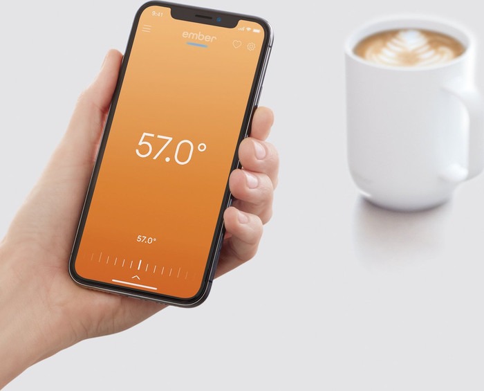 Ember Mug² 414ml White product in use