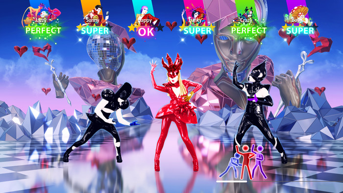 Just Dance 2025 Nintendo Switch product in gebruik