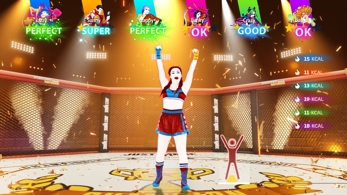 Just Dance 2025 Nintendo Switch product in gebruik