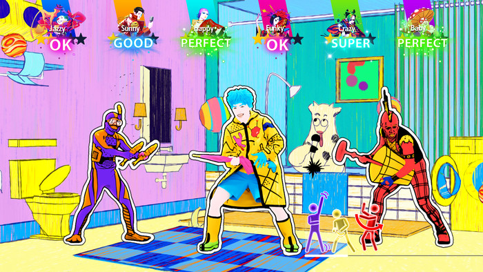 Just Dance 2025 Nintendo Switch product in gebruik