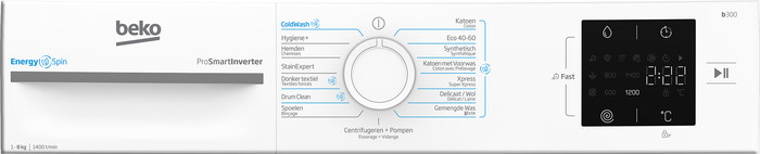 Beko BM3WFU38412CW EnergySpin detail