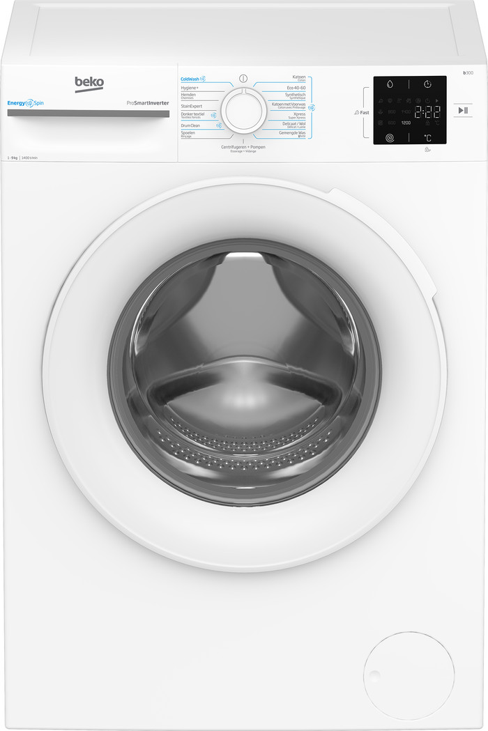 Beko BM3WFU39412CW EnergySpin bovenkant