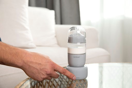Ember Baby Bottle System White product in use