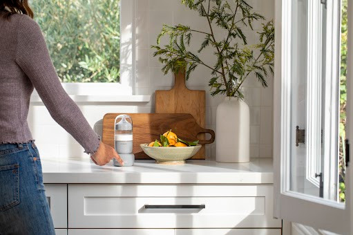 Ember Baby Bottle System White product in use