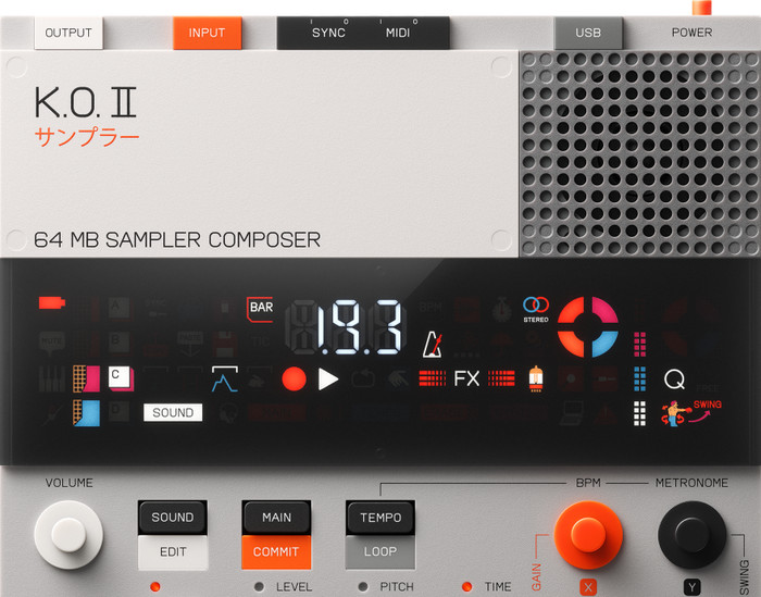 Teenage Engineering EP-133 K.O. II detail