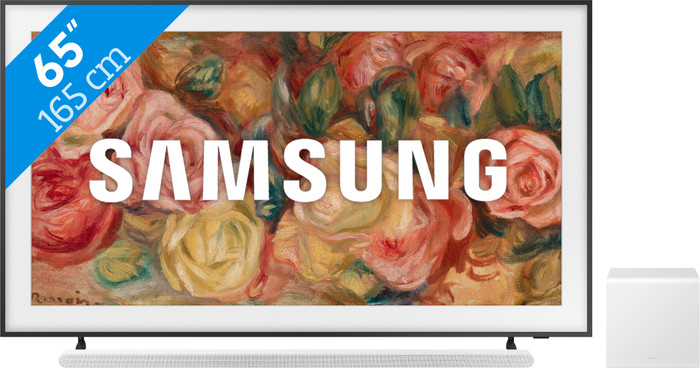Samsung The Frame 65LS03D (2024) + Samsung HW-S801D White Main Image