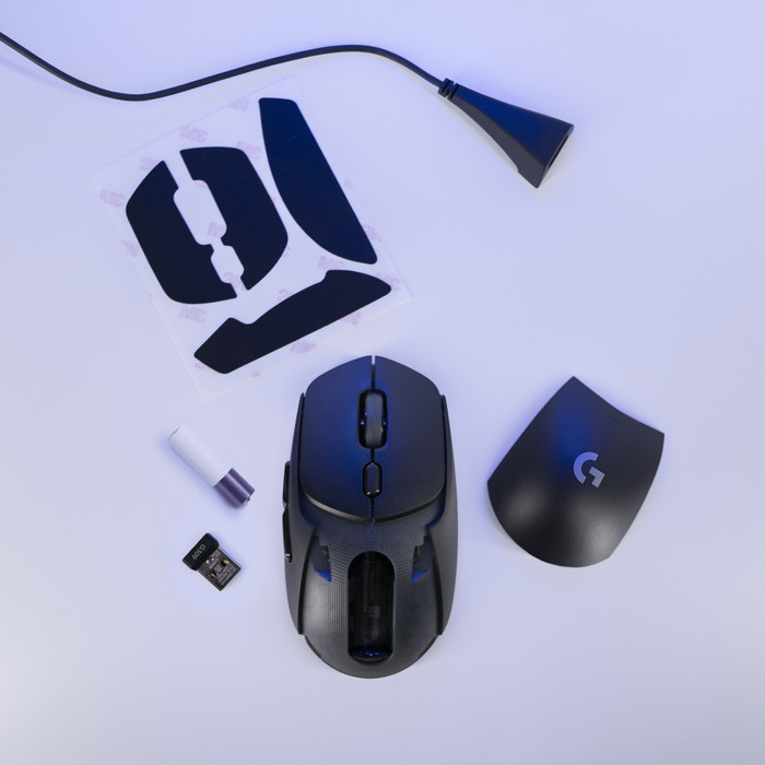 Logitech G309 Lightspeed Draadloze Gaming Muis Zwart product in gebruik