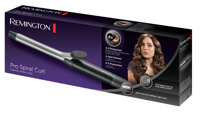 Remington Pro Spiral Curl 19mm CI5519 packaging