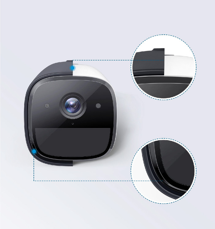 Eufycam 2 Pro Skin  Zwart - 2-pack detail