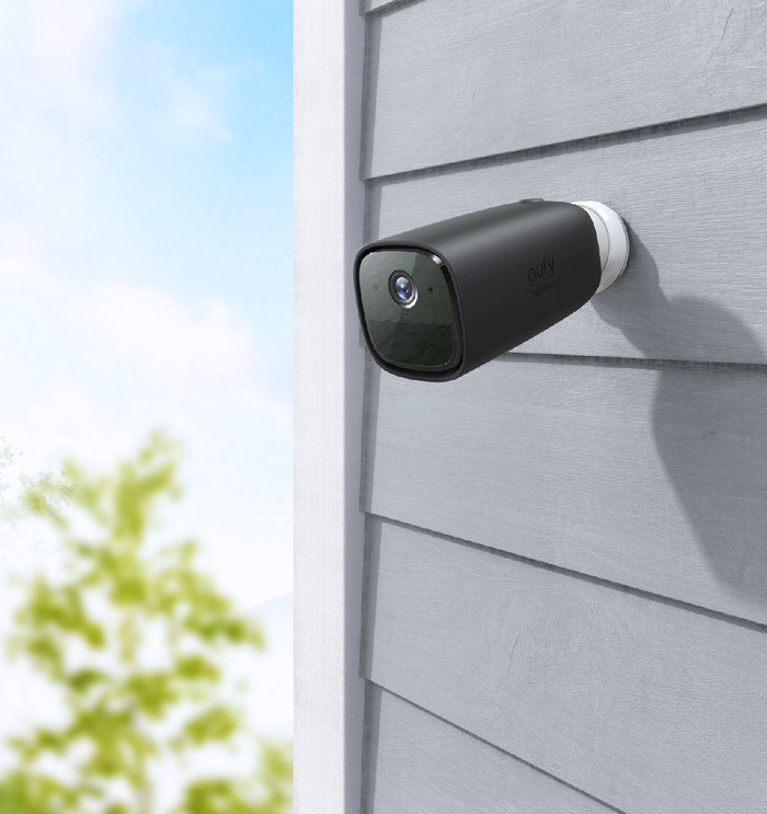 Eufycam 2 Pro Skin  Zwart - 2-pack product in gebruik