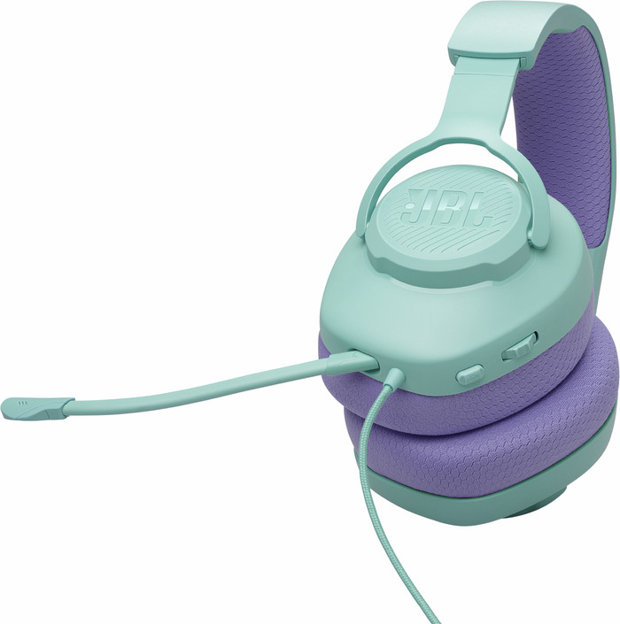 JBL Quantum 100M2 Blauw linkerkant