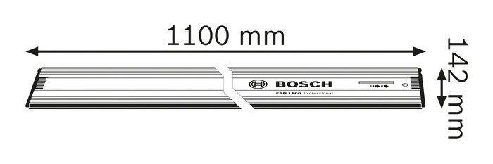 Bosch Professional Geleiderail FSN 1100 visual leverancier