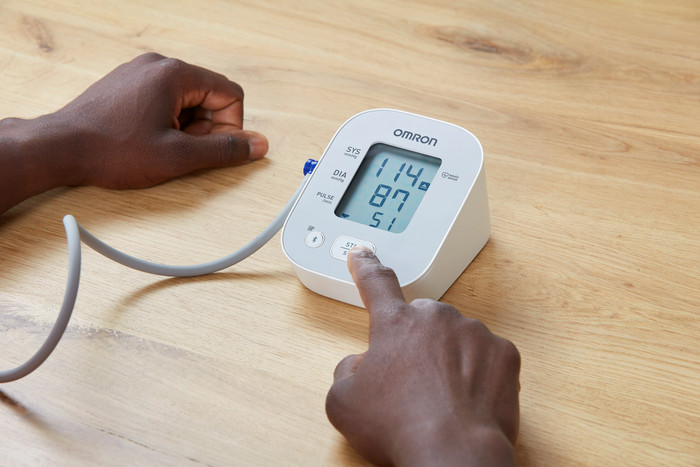 Omron X2 Smart+ product in use