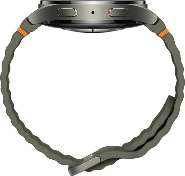 Samsung Galaxy Watch 7 4G Groen 44mm + Galaxy Buds3 Zwart rechterkant
