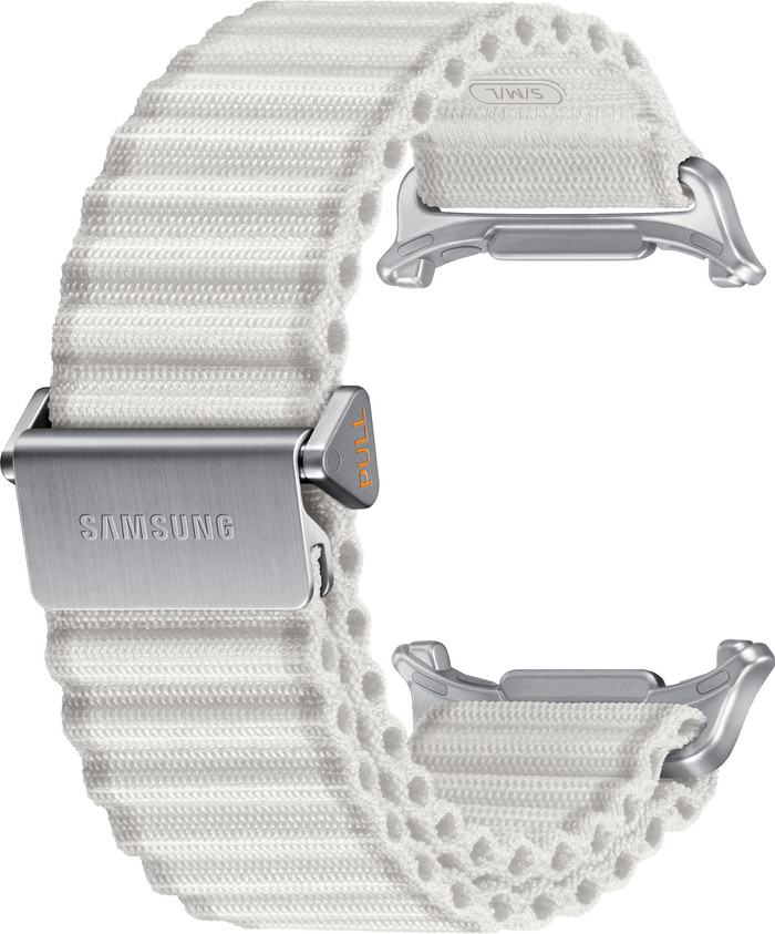 Samsung Watch Ultra Trail Horlogeband Wit detail