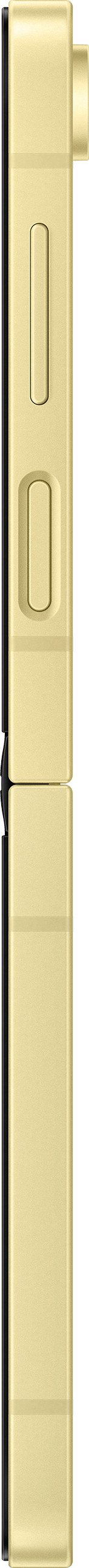 Samsung Galaxy Z Flip 6 256GB Yellow 5G + Samsung Galaxy Watch 7 Silver 44mm right side