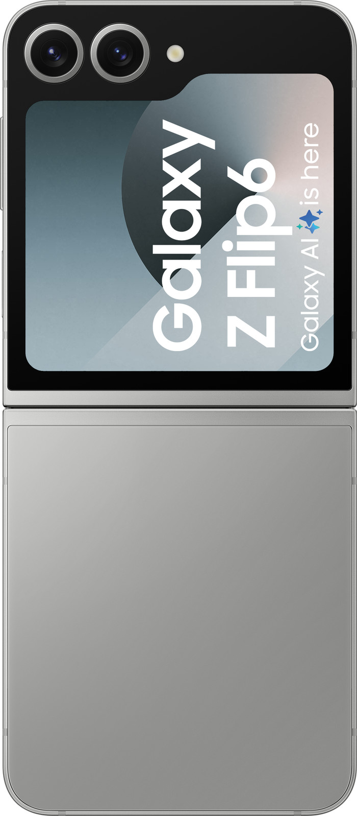 Samsung Galaxy Z Flip 6 256GB Silver 5G + Samsung Galaxy Watch 7 Silver 44mm back