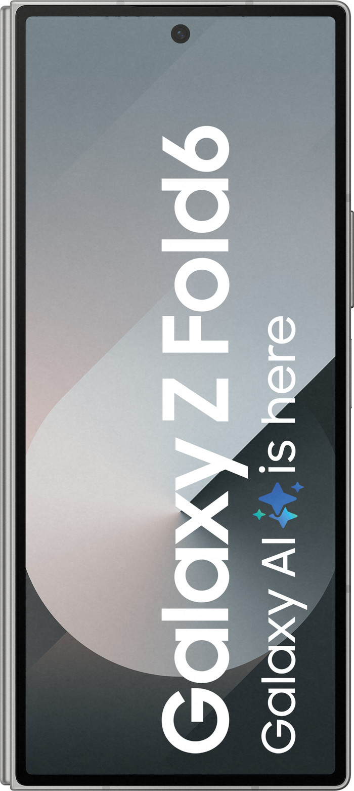 Samsung Galaxy Z Fold 6 256GB Zilver 5G + Accessoirepakket voorkant