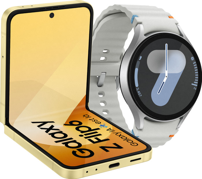 Samsung Galaxy Z Flip 6 512GB Yellow 5G + Samsung Galaxy Watch 7 Silver 44mm Main Image