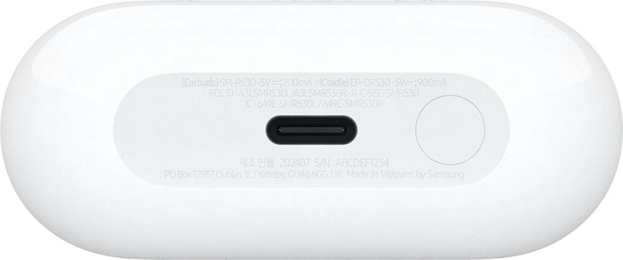 Samsung Galaxy Buds3 Weiß unten