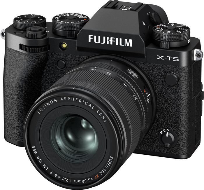 Fujifilm X-T5 Black + XF 16-50mm f/2.8-4.8 R LM WR right side