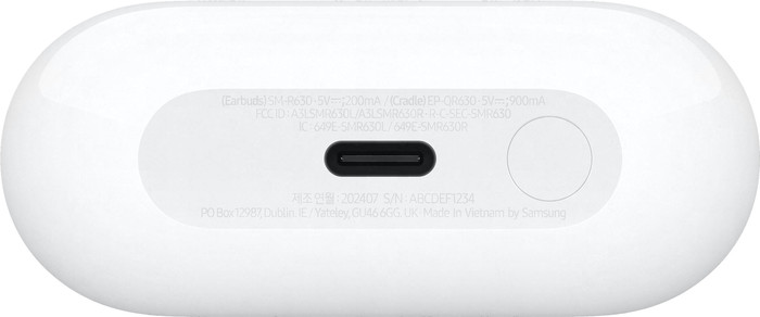 Samsung Galaxy Buds3 Pro Wit onderkant