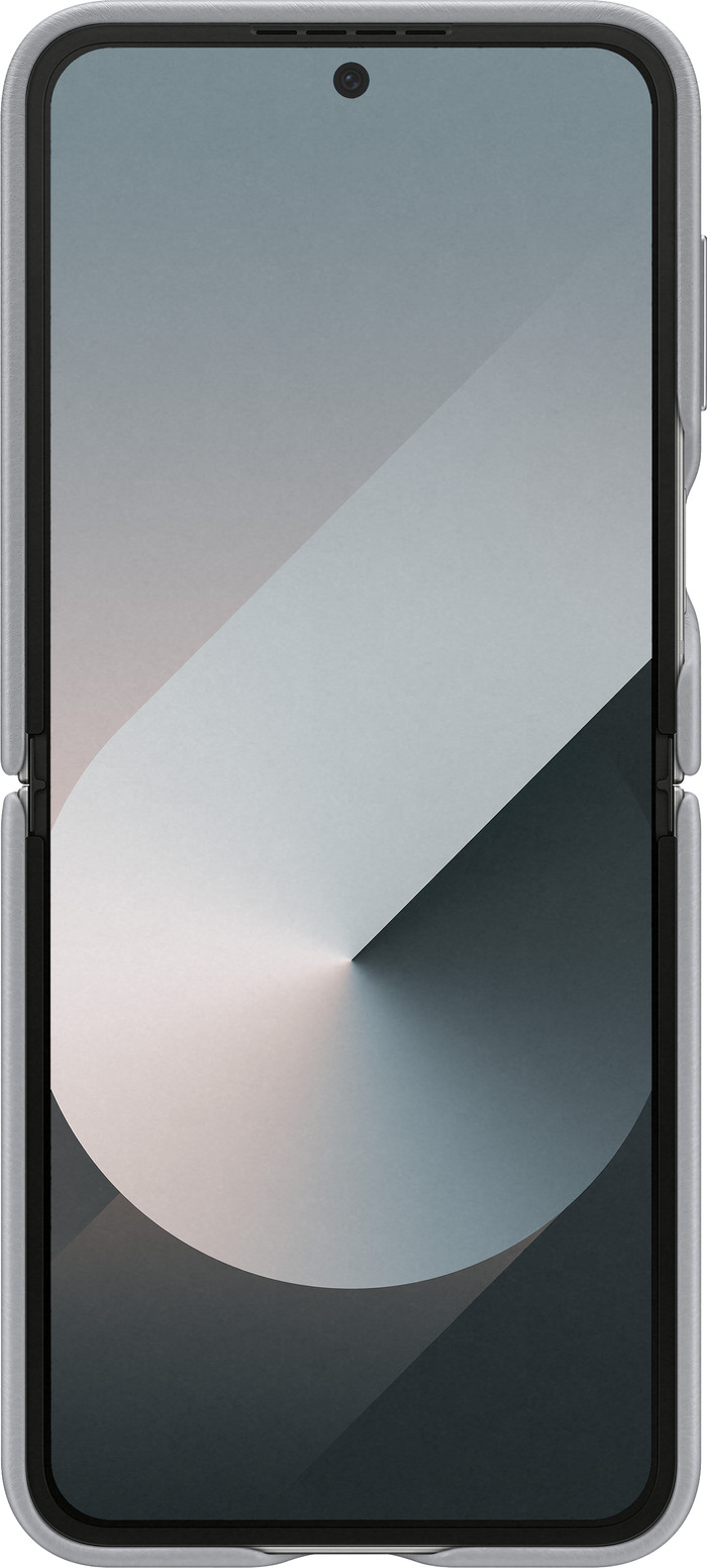 Samsung Galaxy Z Flip 6 Back Cover Artificial Leather Gray front