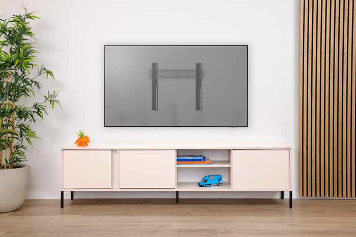 BlueBuilt Ultra Slim Muurbeugel 32" - 55" product in gebruik
