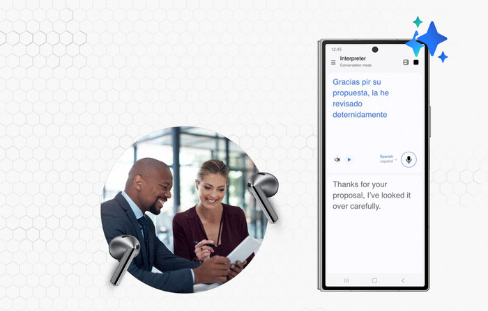 Samsung Galaxy Buds3 Weiß produkt in gebrauch