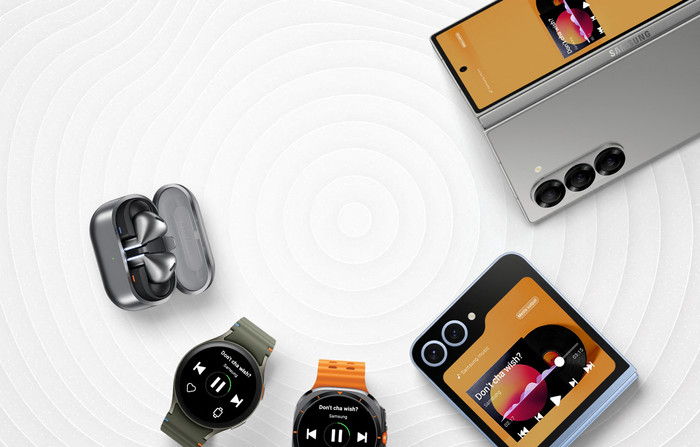 Samsung Galaxy Buds3 Pro Silber produkt in gebrauch