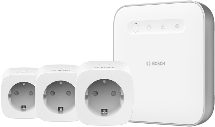 Bosch Smart Plug Compact 3-Pack + Smart Home Controller Main Image