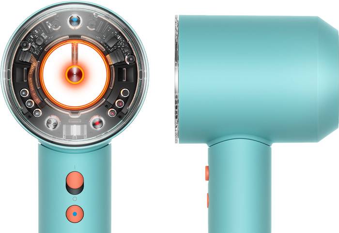 Dyson Supersonic Nural Keramiek Patina/Topaas linkerkant