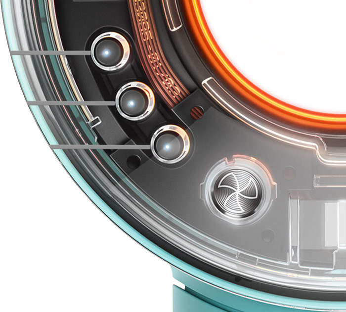 Dyson Supersonic Nural Keramiek Patina/Topaas detail