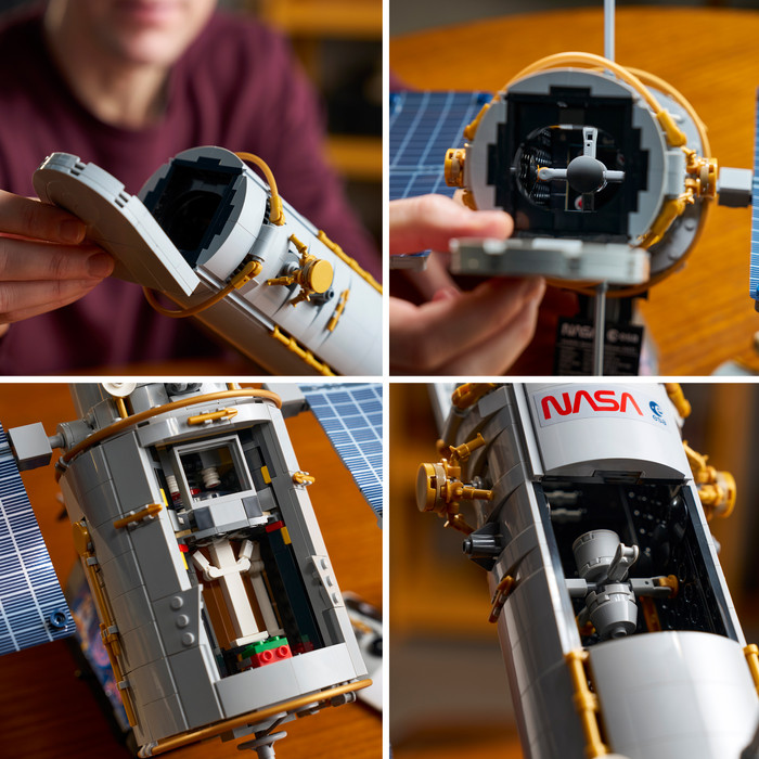 LEGO Icons Ruimtetelescoop Hubble 11382 product in gebruik