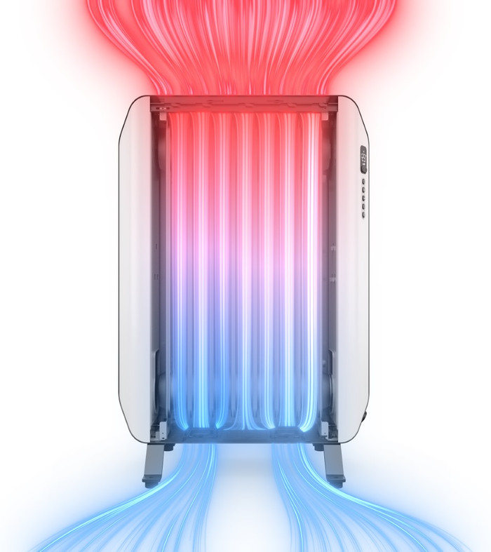 Duux Edge Olie Radiator 2000W Wit detail