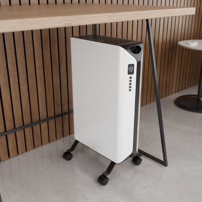 Duux Edge Olie Radiator 2000W Wit product in gebruik