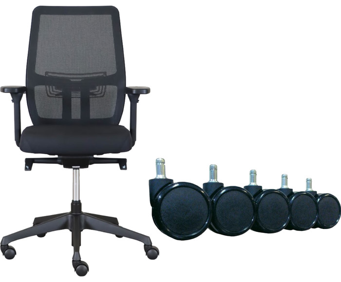 Euroseats Torino Bureaustoel + Wielen Voor Harde Vloeren Main Image