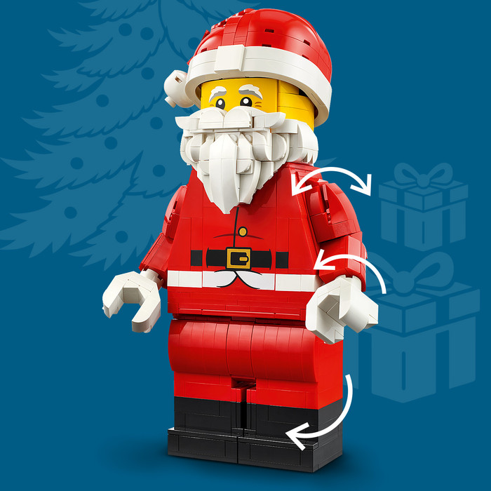 LEGO Grote Minifiguur van de Kerstman 40820 detail