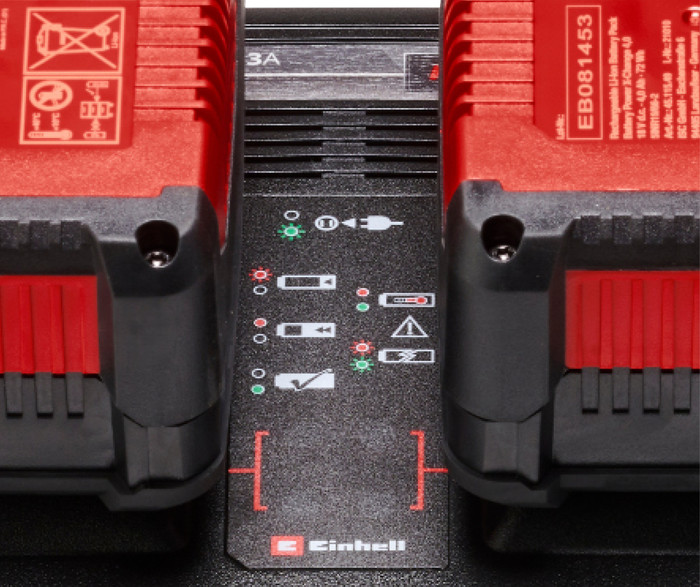 Einhell 18 V/4.0 Ah Starter Kit - 2 accu's - DUO-lader - Power X-Change detail