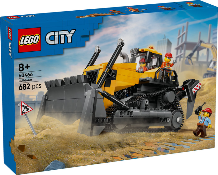 LEGO City Gele bulldozer 60466 verpakking