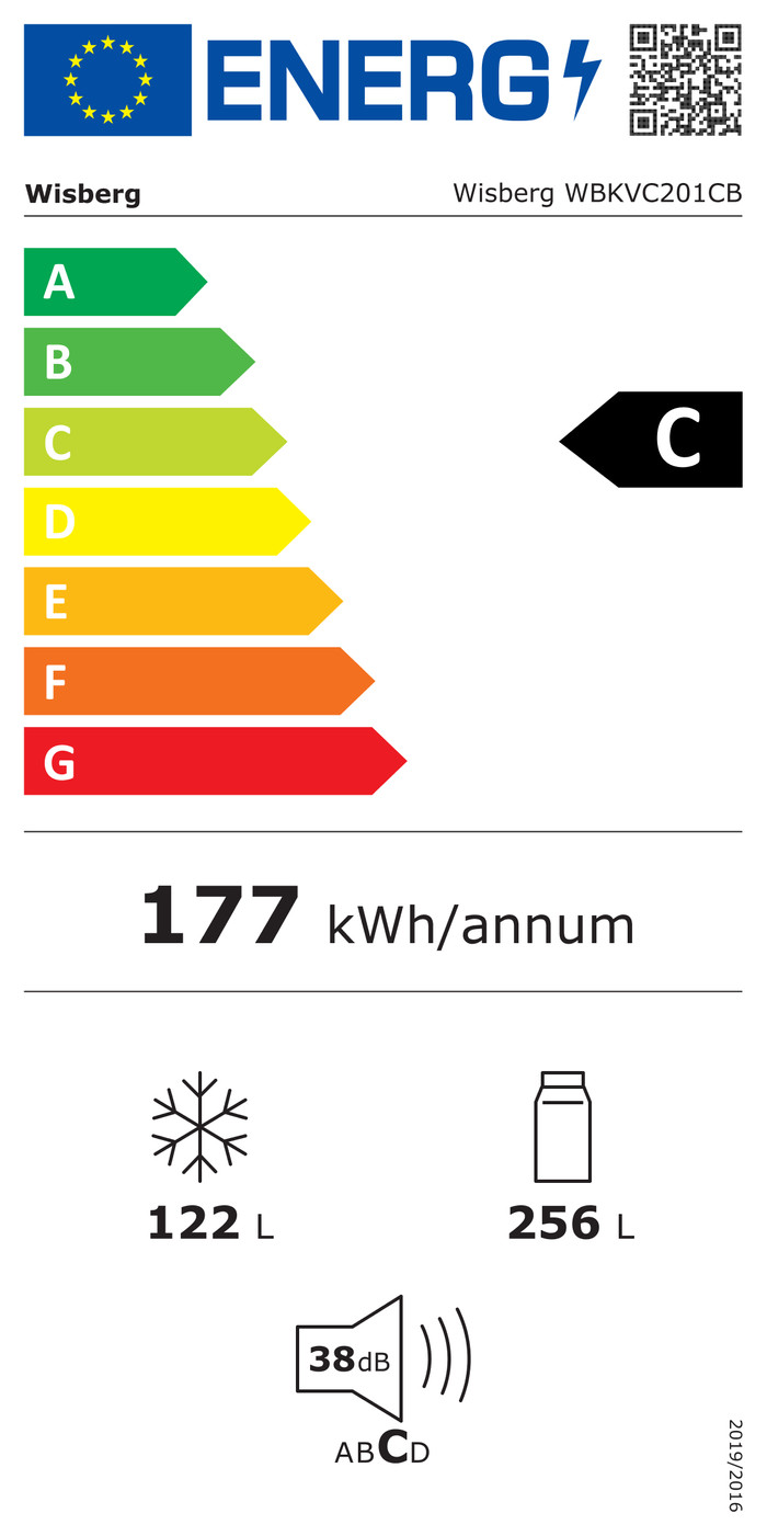 Wisberg WBKVC201CB energy label