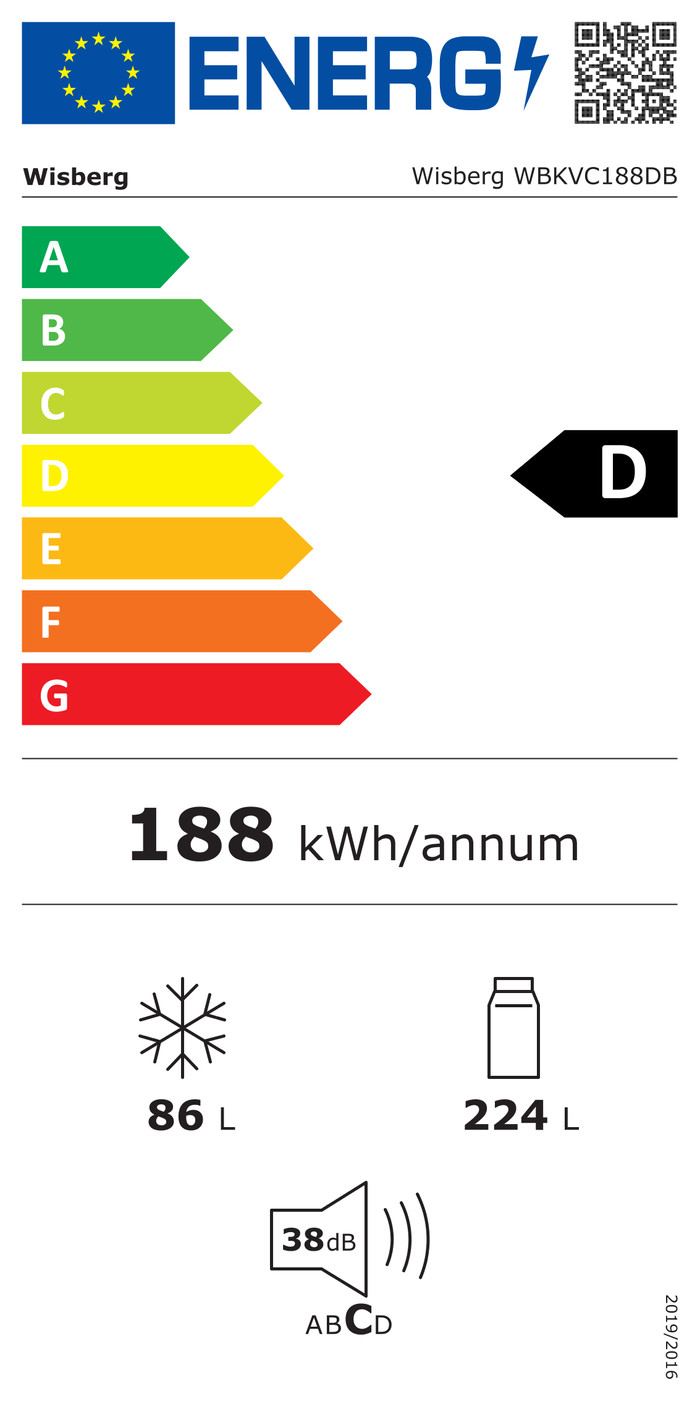Wisberg WBKVC188DB energielabel