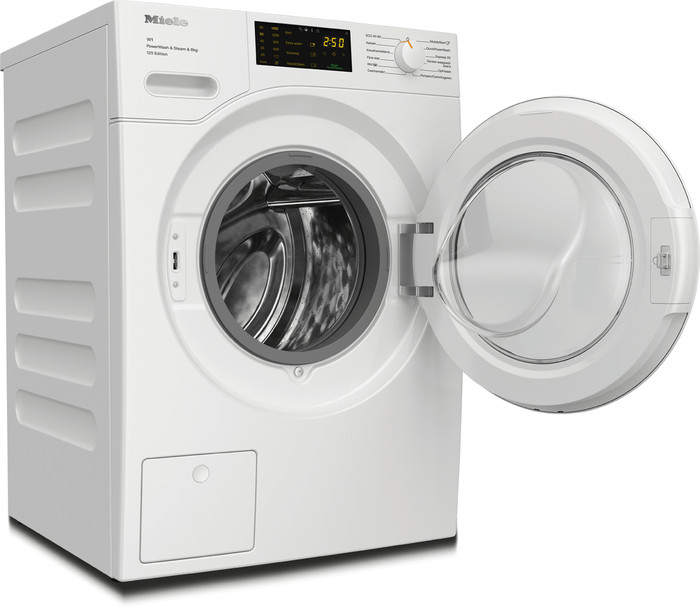 Miele WWB 380 WCS PowerWash + Miele TSL 683 WP EcoSpeed & Steam binnenkant