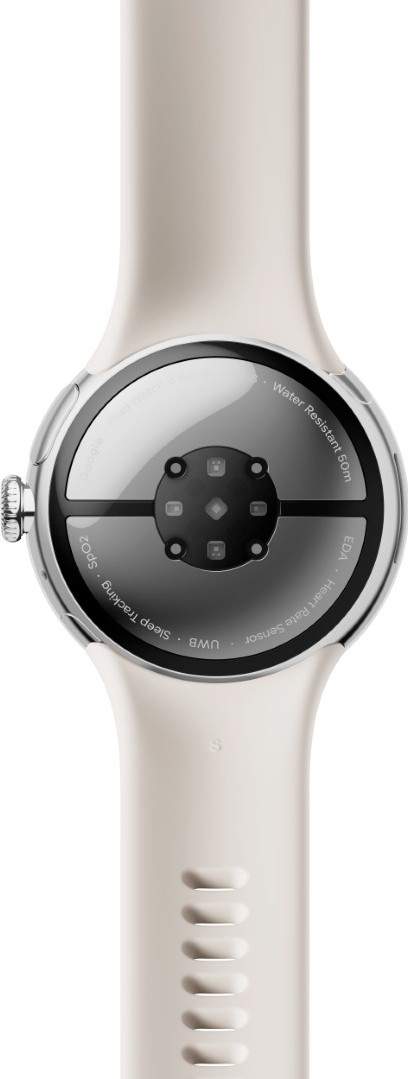 Google Pixel Watch 3 Silver/Cream 41mm back