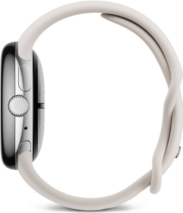Google Pixel Watch 3 Silver/Cream 41mm right side