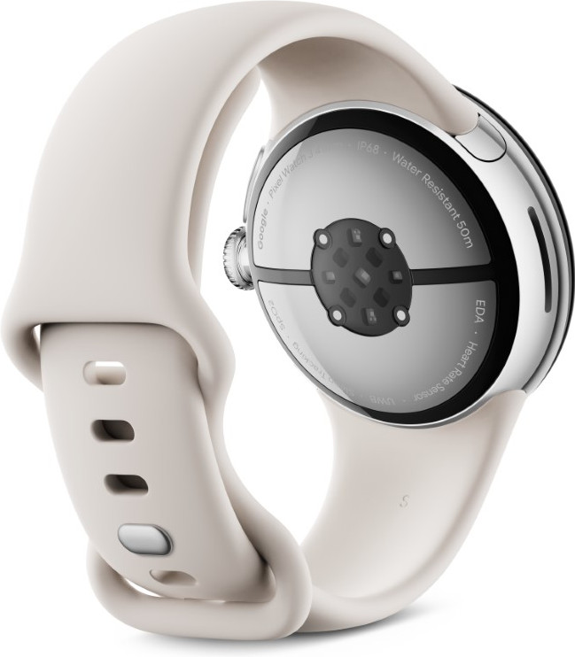 Google Pixel Watch 3 Silver/Cream 41mm back