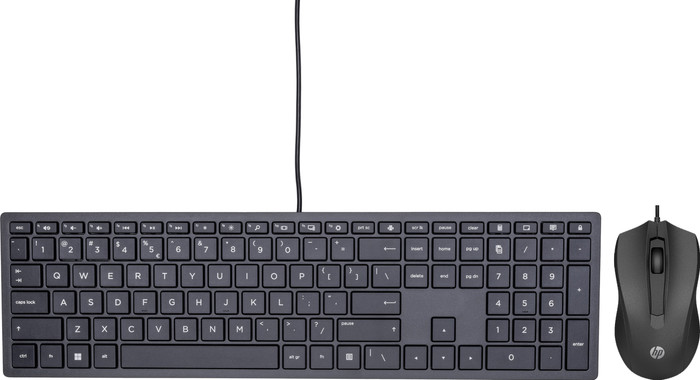 HP Pavilion Bedraad Toetsenbord 300 QWERTY + HP 100 Bedrade Muis Main Image